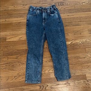 Express Women's High Rise Blue Jeans